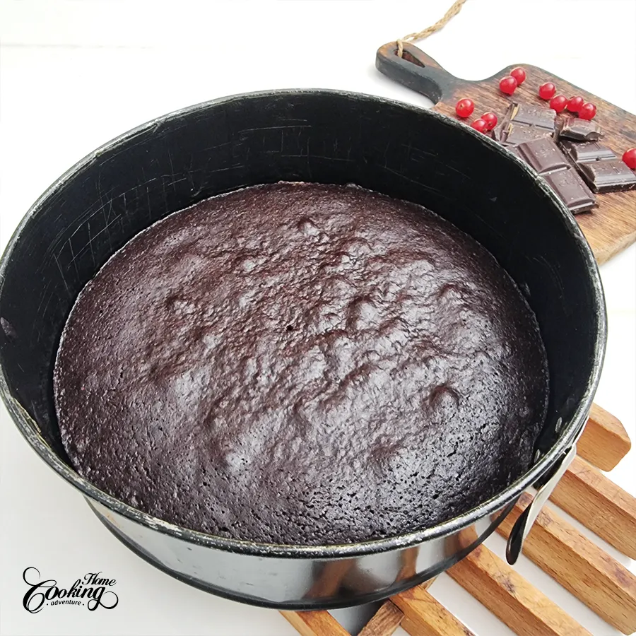 Chocolate Cranberry Mousse Cake - step10
