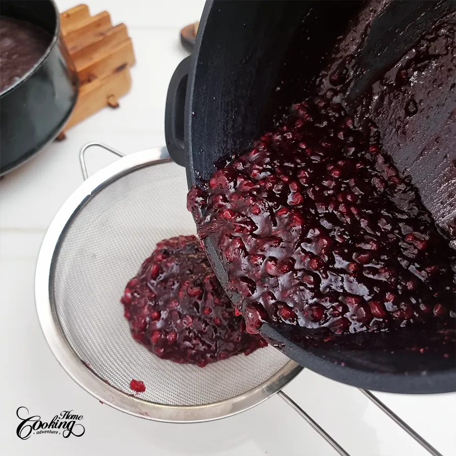 Chocolate Cranberry Mousse Cake - step11