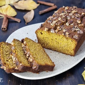 Healthy Pumpkin Oatmeal Bread