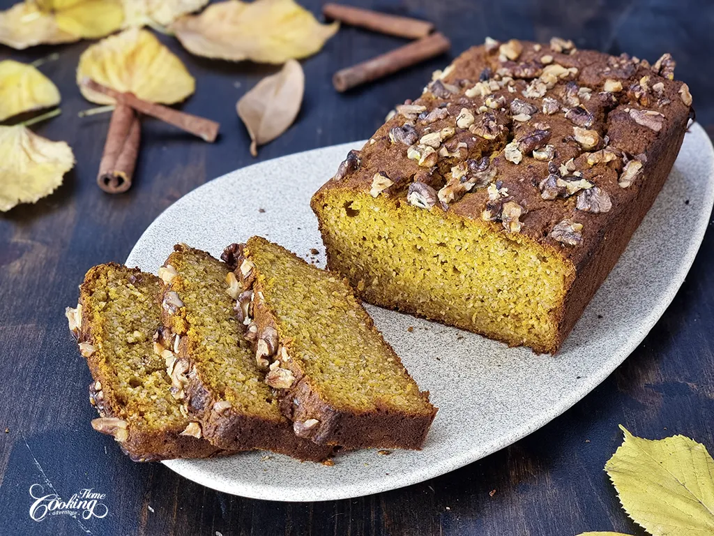 Healthy Pumpkin Oatmeal Bread