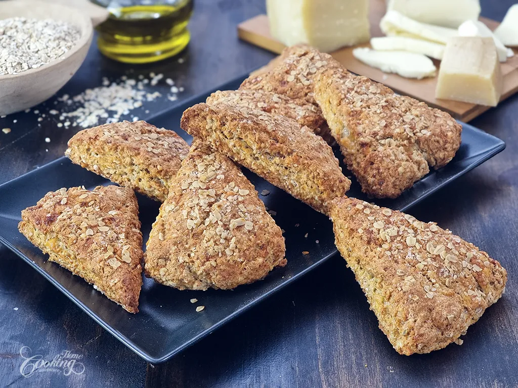 Oatmeal Cottage Cheese Scones - High-Protein and Light