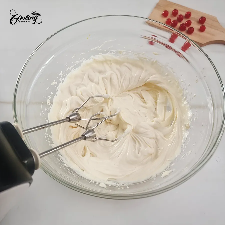 Vanilla Cranberry Vertical Cake - step31