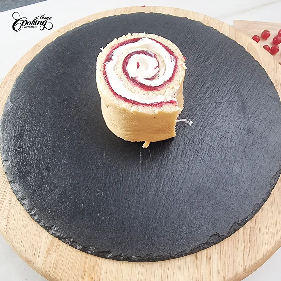 Vanilla Cranberry Vertical Cake - step39