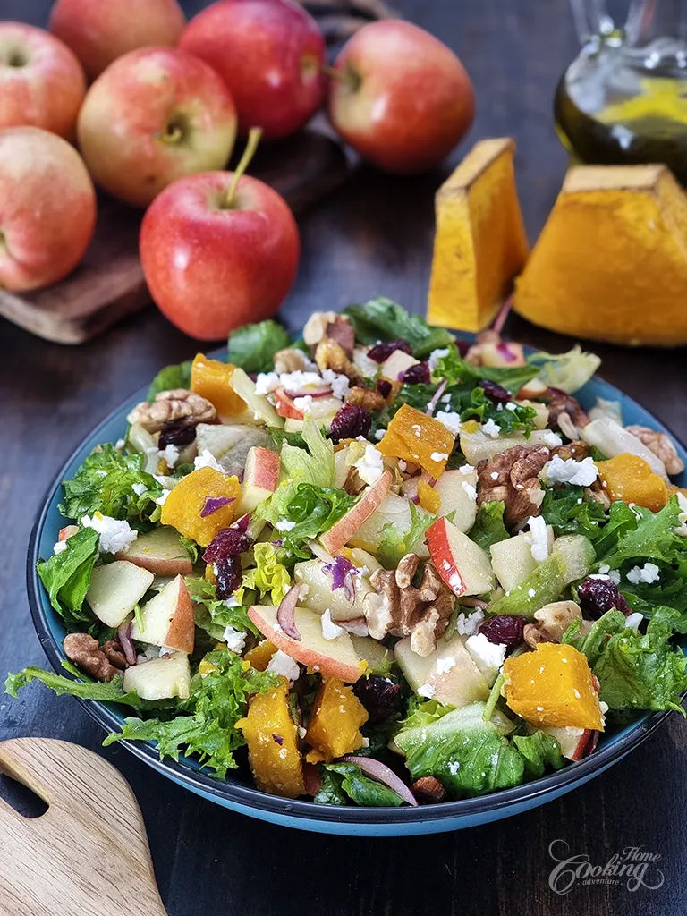 Apple Pumpkin Fall Salad