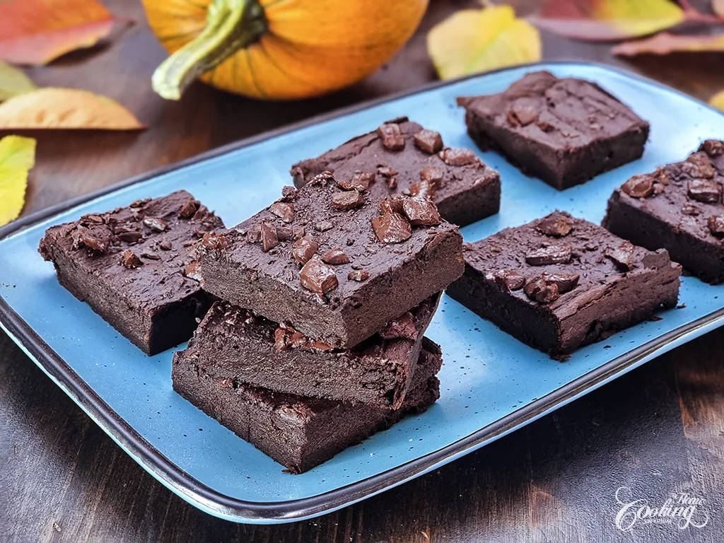 Flourless Pumpkin Brownies