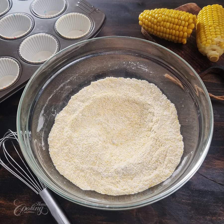 Cornbread Muffins - step2
