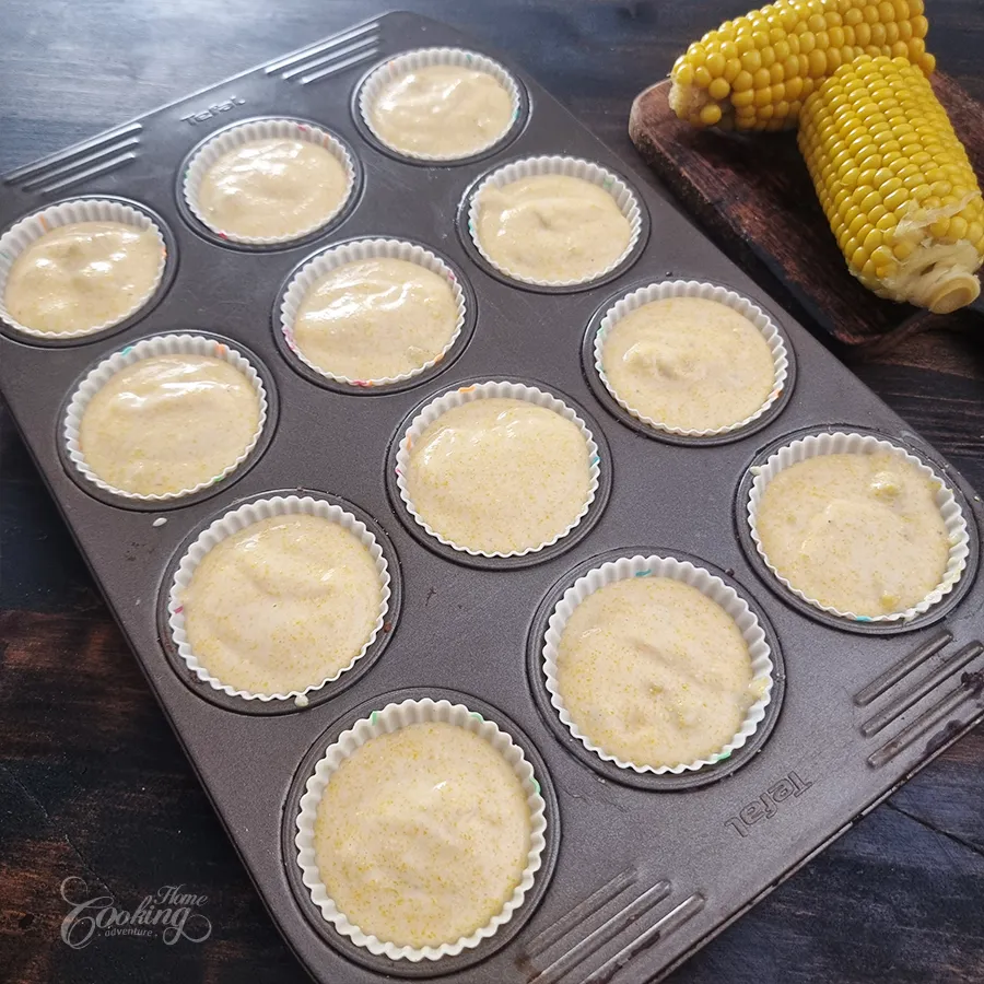 Cornbread Muffins - step7