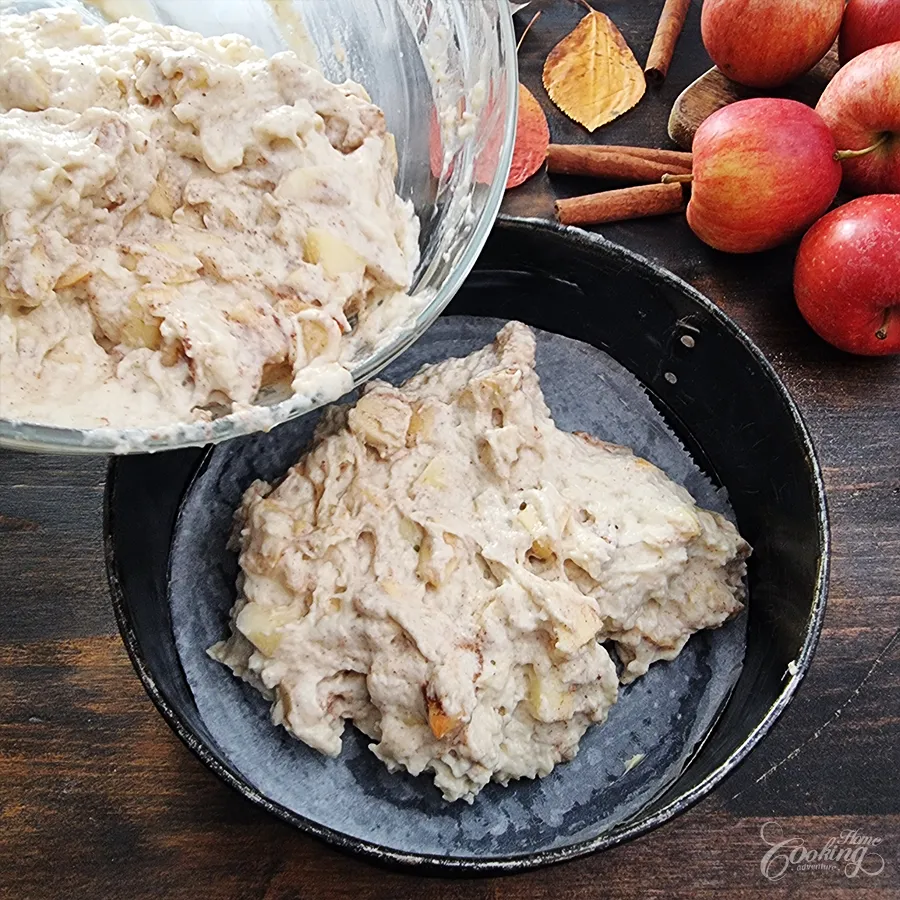 Easy Apple Crumb Cake - No Eggs No Refined-sugar - step15