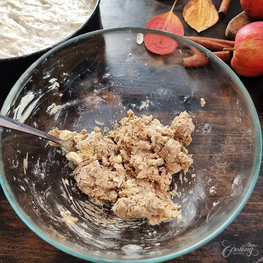 Easy Apple Crumb Cake - No Eggs No Refined-sugar - step18
