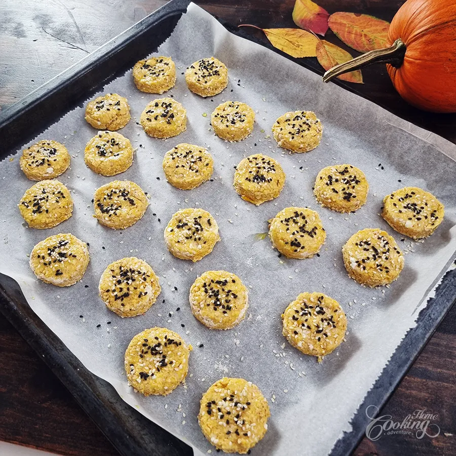 Pumpkin Oatmeal Cottage Cheese Biscuits - step11