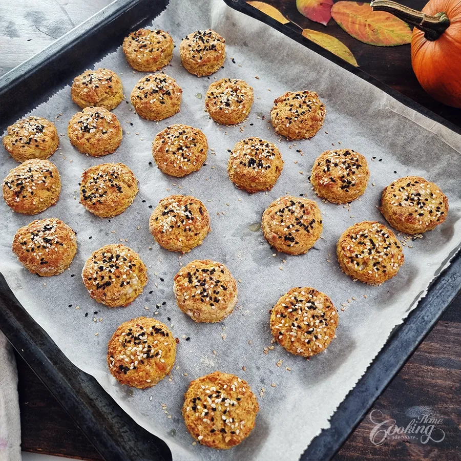Pumpkin Oatmeal Cottage Cheese Biscuits - step12