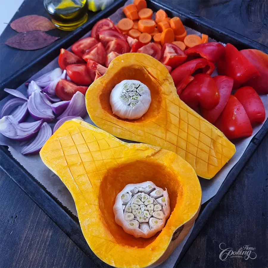 Roasted Butternut Squash Cream Soup - step1