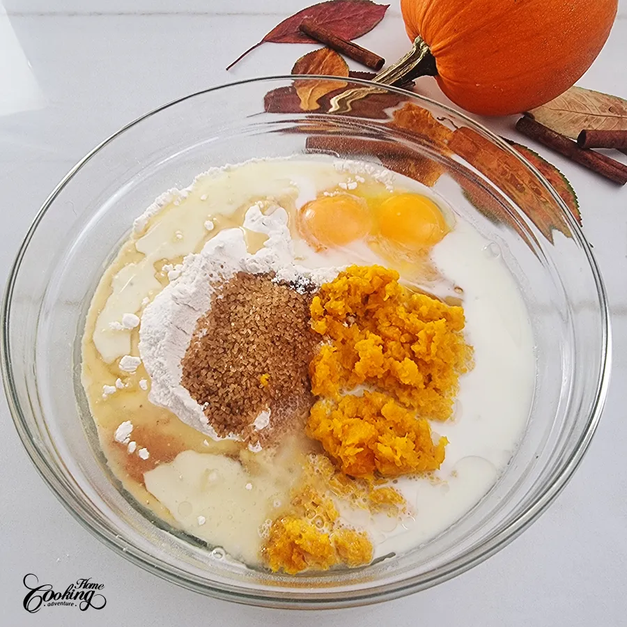 pumpkin cinnamon rolls - step3