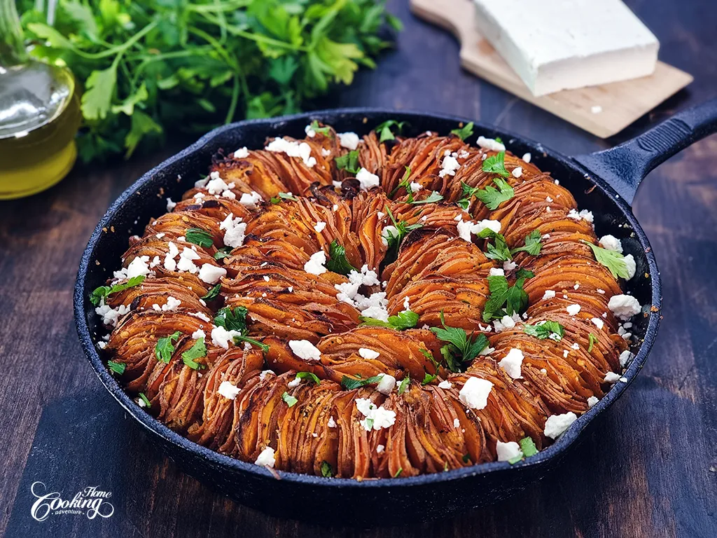 Crispy Sliced Sweet Potatoes
