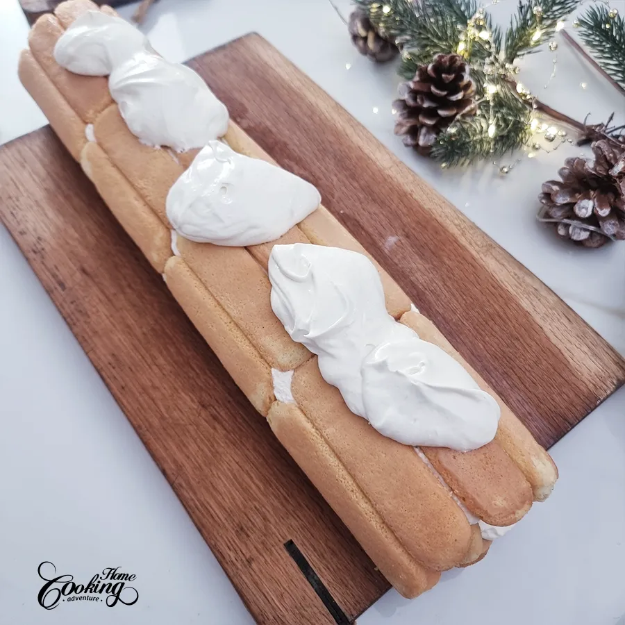 No-Bake Ladyfinger Cranberry Cake Roll - step27