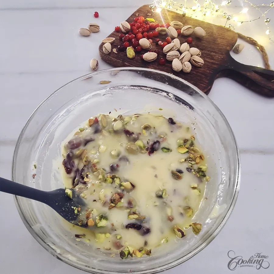 Pistachio Cranberry White Chocolate Truffles - step7