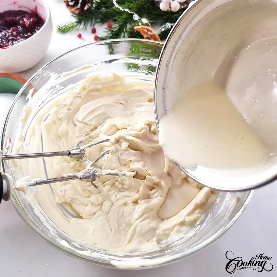 White Chocolate Cranberry Cheesecake - step23