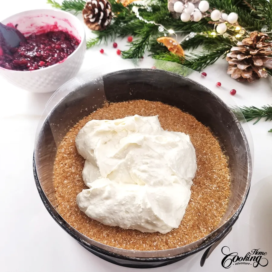 White Chocolate Cranberry Cheesecake - step31