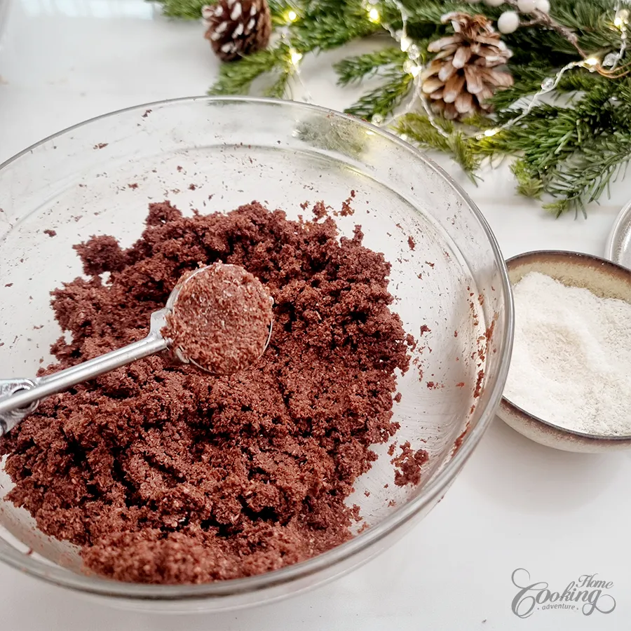chocolate coconut snowballs - step5