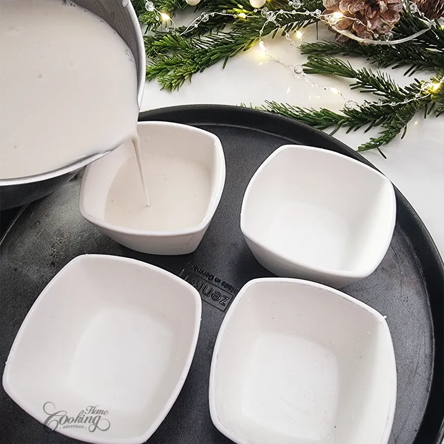 coconut cranberry panna cotta - step9