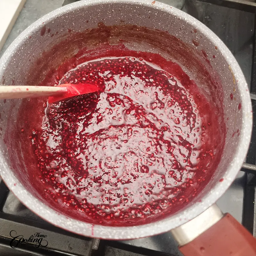 raspberry coconut thumbprint cookies - step2