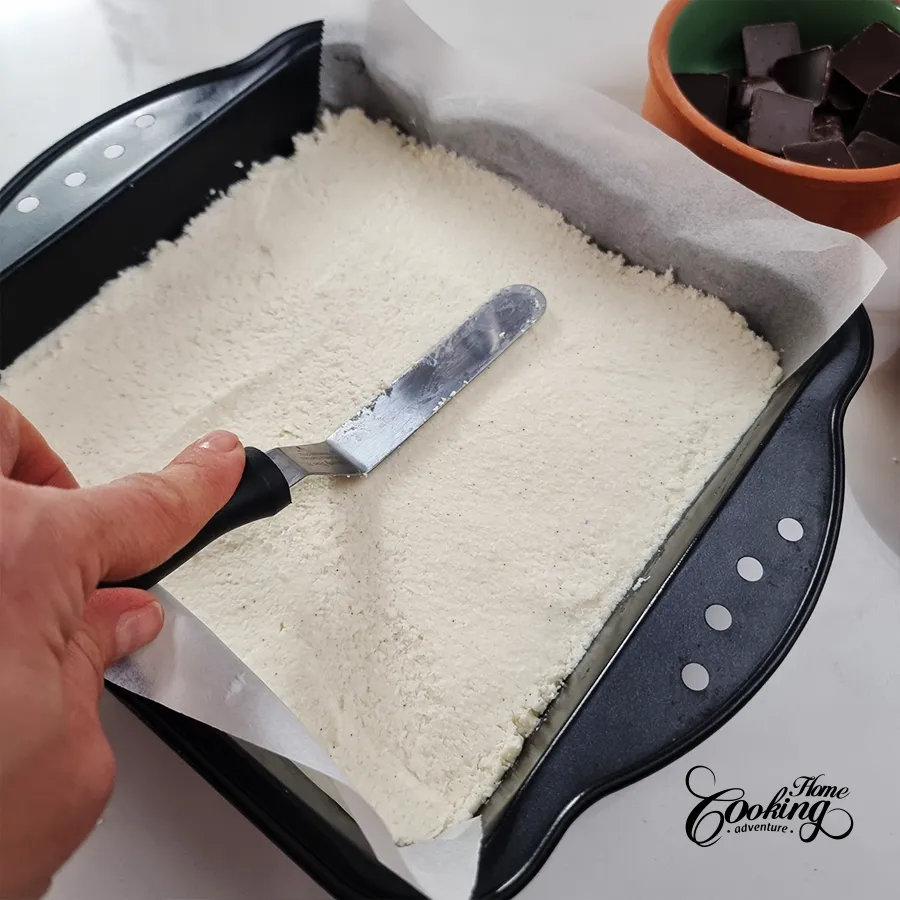 No-Bake Chocolate Biscuit Coconut Bars - step18