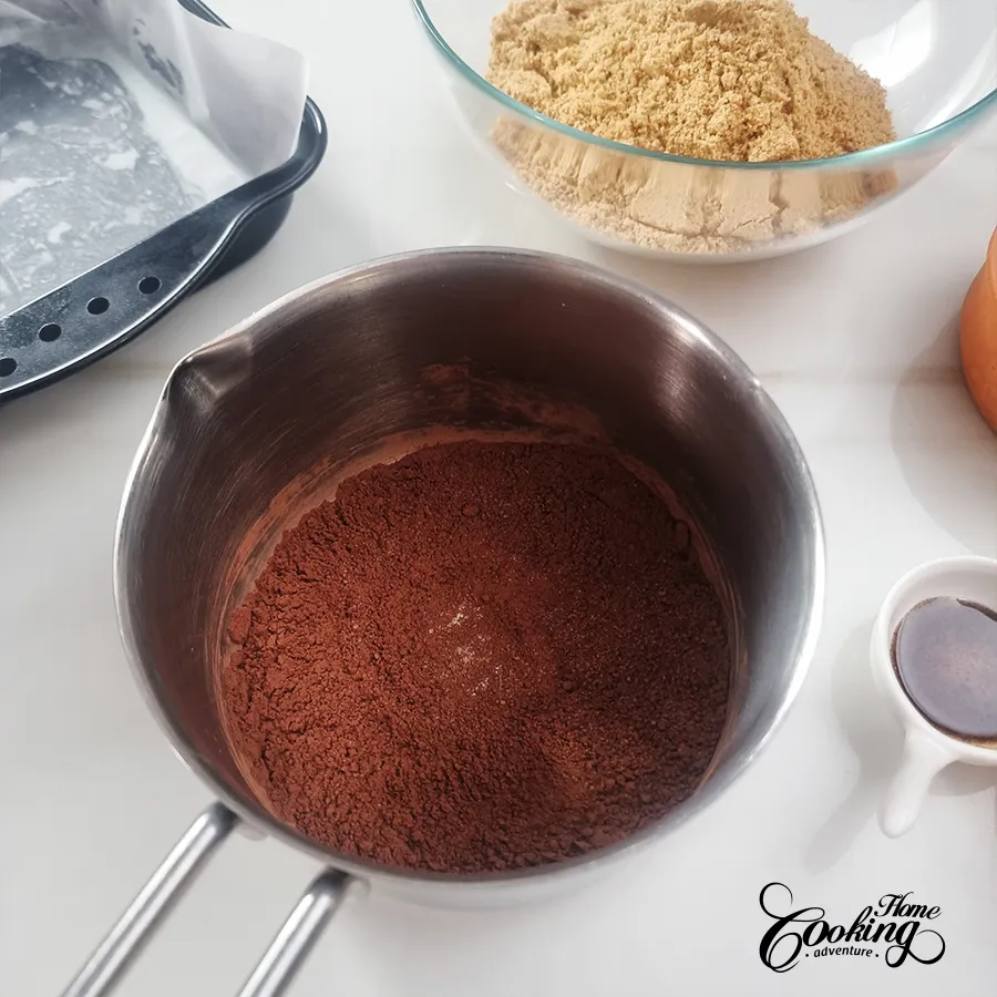 No-Bake Chocolate Biscuit Coconut Bars - step2