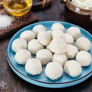 Cottage Cheese Coconut Truffles