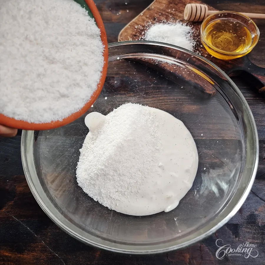 cottage cheese coconut truffles - step6