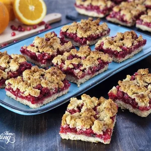 cranberry crumble bars