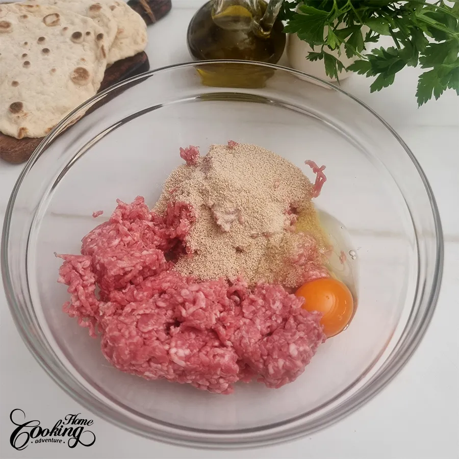 oven-baked Kofta - step1