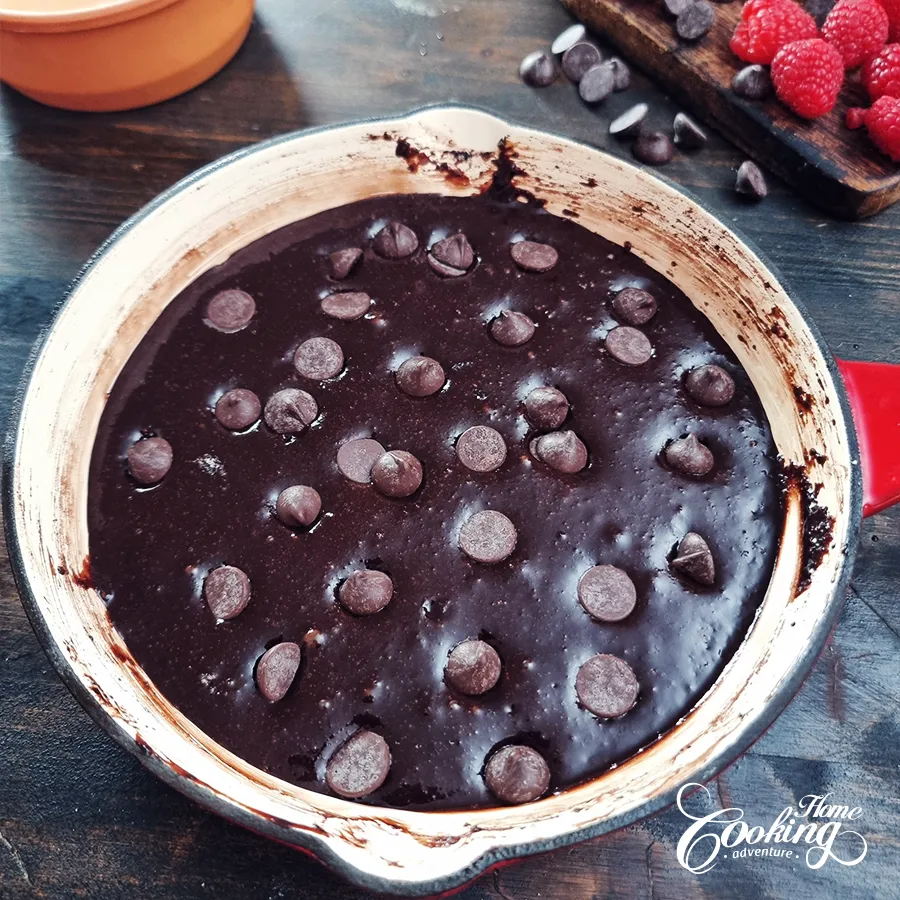 Gluten-Free Skillet Brownie - step14