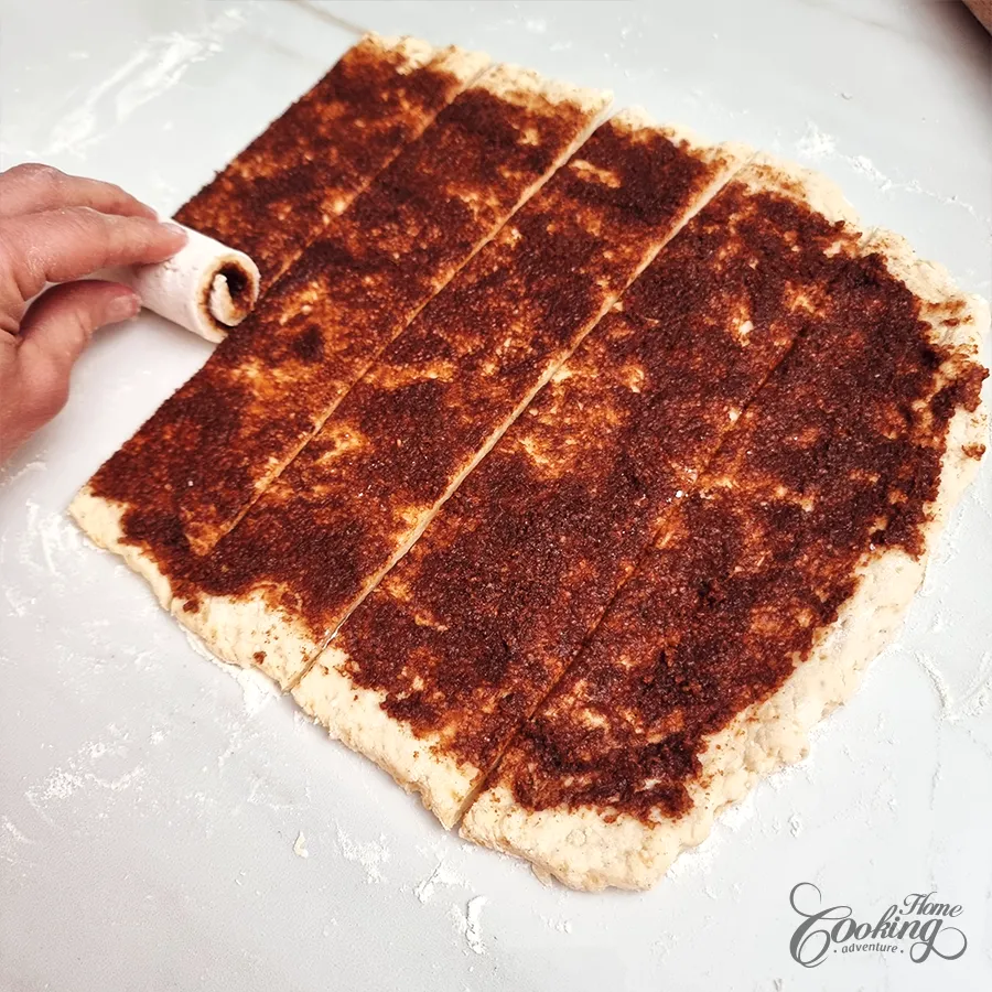 cottage cheese cinnamon rolls - step15