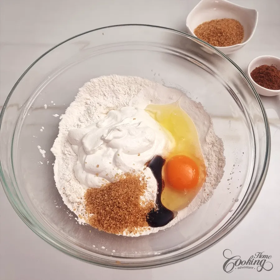 cottage cheese cinnamon rolls - step4