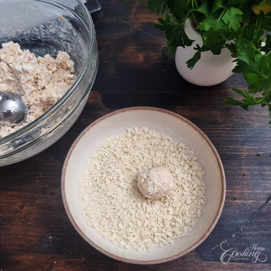 crispy cottage cheese balls - step4