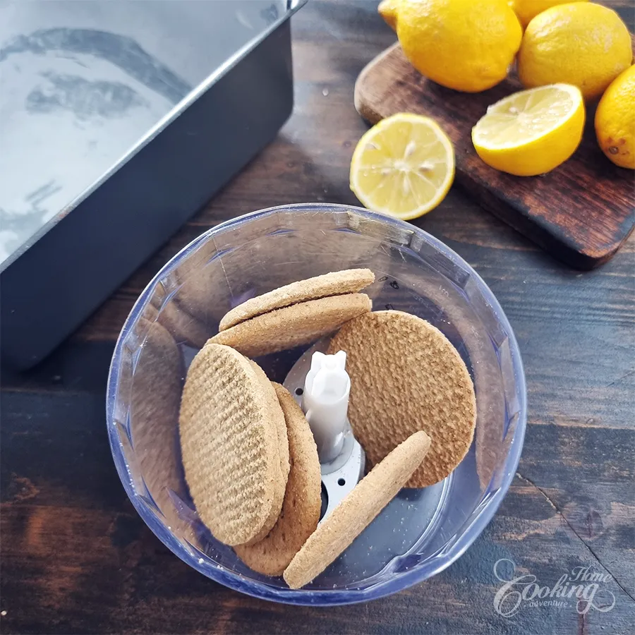 lemon cottage cheese cheesecake bars - step1