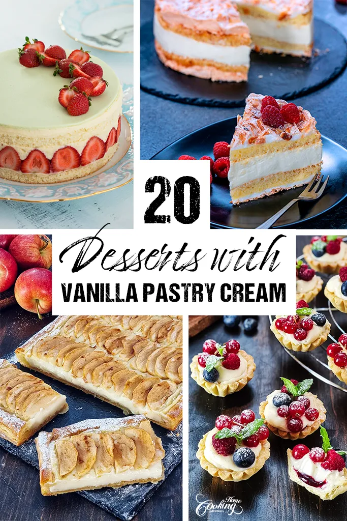 20 Desserts with Vanilla Pastry Cream