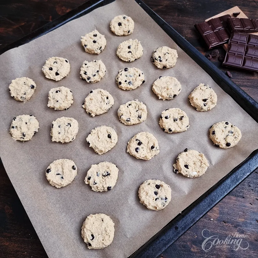 Cottage Cheese Chocolate Chip Cookies - step11