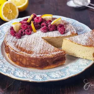 Easy Lemon Cottage Cheese Cake