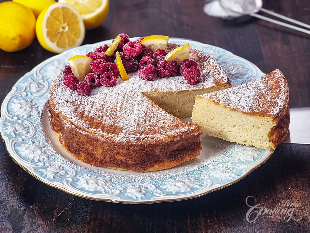 Easy Lemon Cottage Cheese Cake - main1