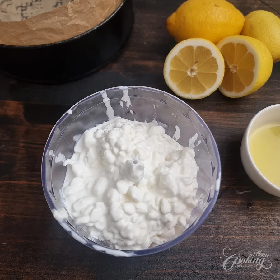 Easy Lemon Cottage Cheese Cake step2