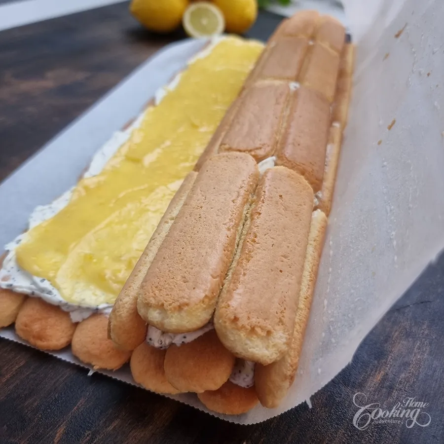 Ladyfinger Lemon Poppy Seed Roll step25
