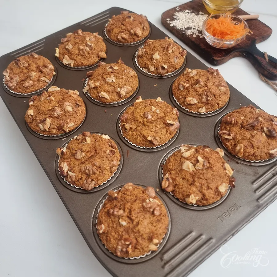 oatmeal carrot cake muffins11