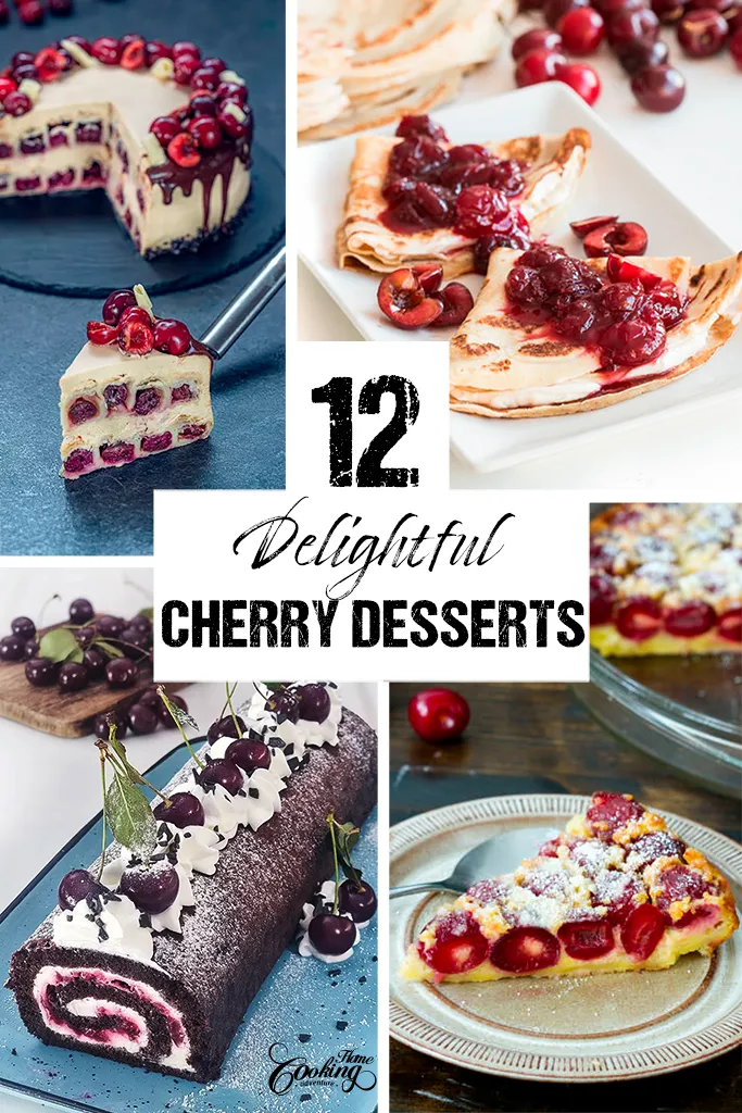 12 Delightful Cherry Desserts - vertical