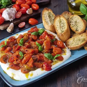 Whipped Feta Dip with Roasted Cherry Tomatoes - main1