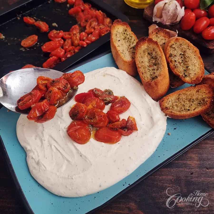 Whipped Feta Dip with Roasted Cherry Tomatoes - step12