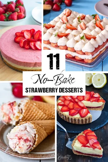 11 Easy No-Bake Strawberry Desserts - vertical