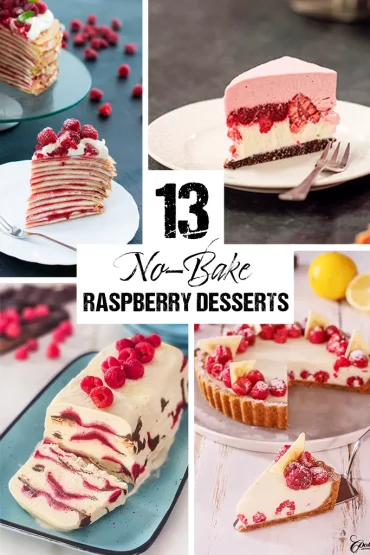 13 Easy No-Bake Raspberry Desserts - vertical