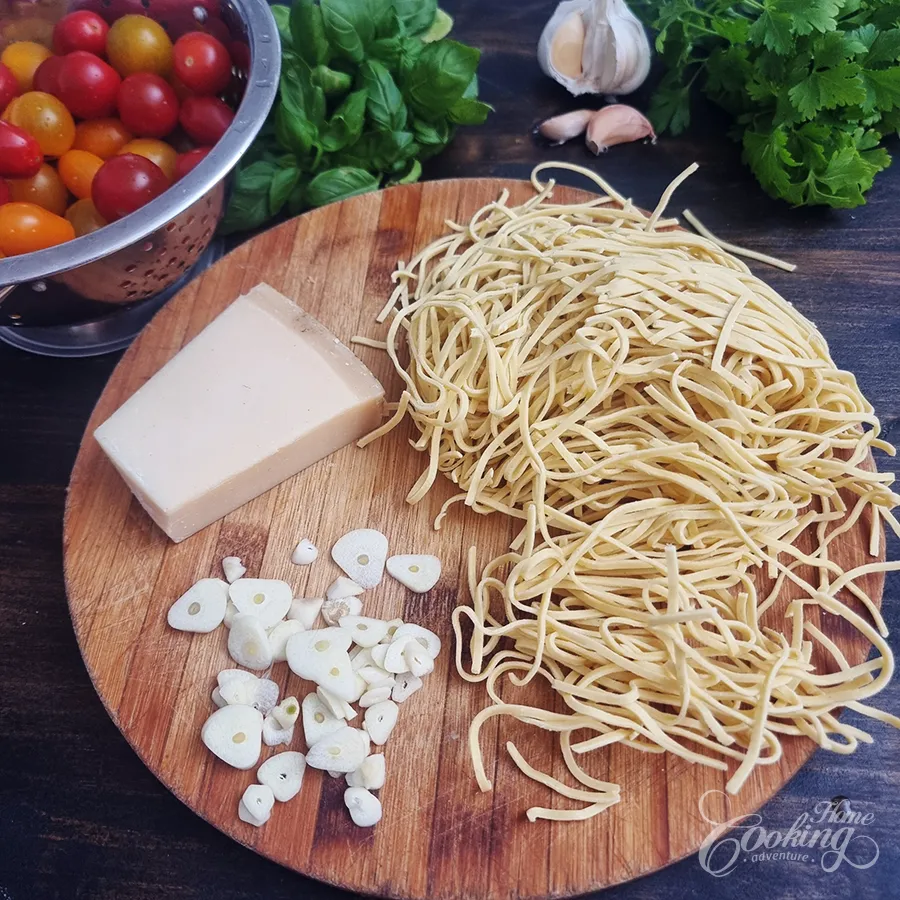 Cherry Tomato Pasta - step1