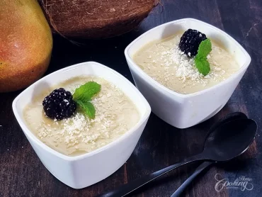Mango Coconut Panna Cotta